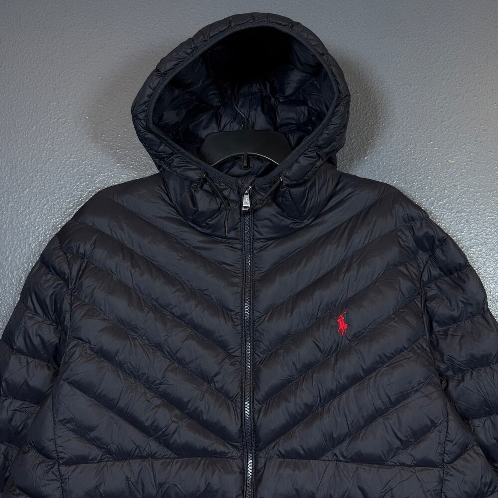 Polo Ralph Lauren XL men blue quilted insulated light jacket outdoor streetwear - Picture 2 of 14